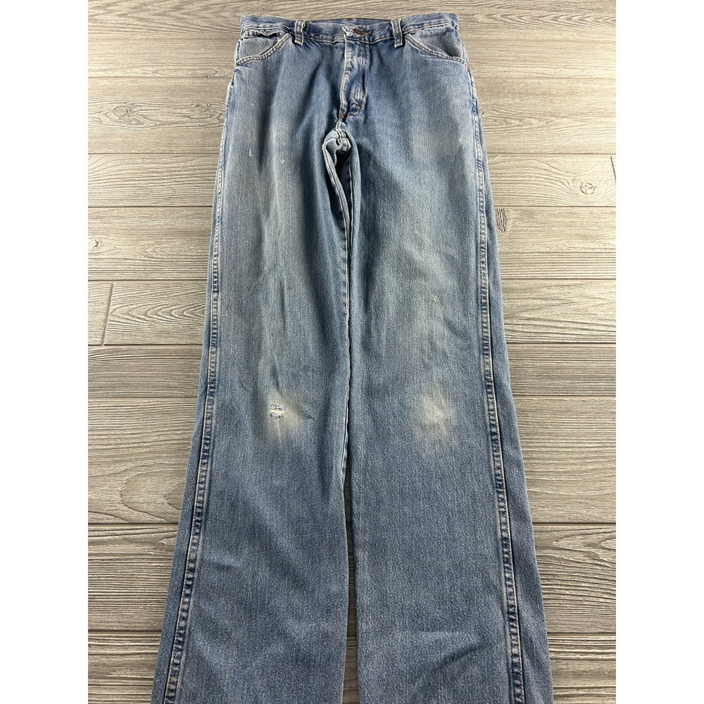 Red Kap Jeans Mens 32x38 VTG Medium Wash 100% Cotton Straight Leg Denim Blue